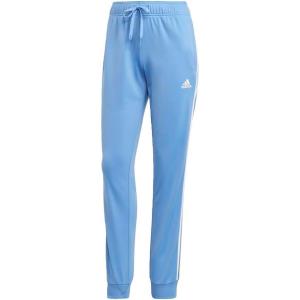 adidas Womens Essentials Fleece Tapered Cuff Pants(Blue Fusion/White)