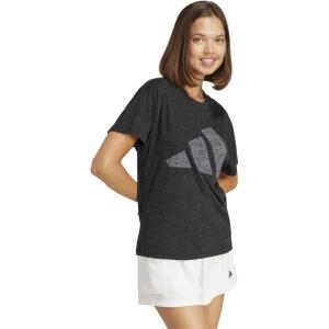 adidas Womens Essentials Winners T-Shirt(Black/White)