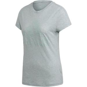 adidas Womens Essentials Winners T-Shirt(Green Tint Melange)