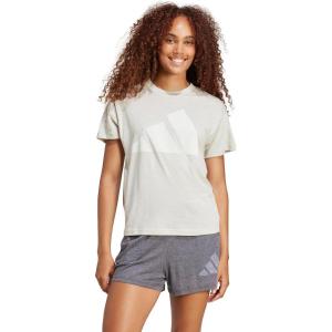 adidas Womens Essentials Winners T-Shirt(Wonder Alumina/White)