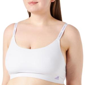 adidas Women’s Micro Flex Wireless Seamless Lounge Bra(208 Dash Grey)