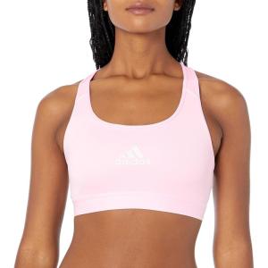adidas Womens Powerreact Training Medium Support Bra(Pink)