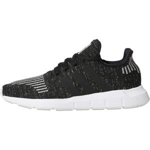 adidas Women’s Swift Run Sneaker(Black/Silver Metallic)