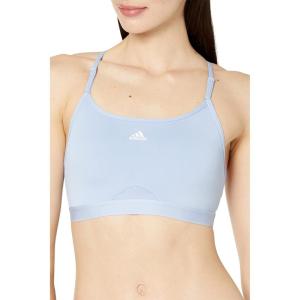 adidas Womens Training Light Support Good Level Bra Padded(Blue Dawn)