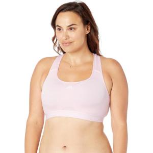 adidas Womens Training Medium Support Good Level Bra Padded(Clear Pink)
