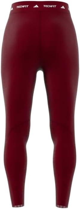 imageAdidas Womens Techfit 3Stripes 78 Training LeggingsAurora Ruby