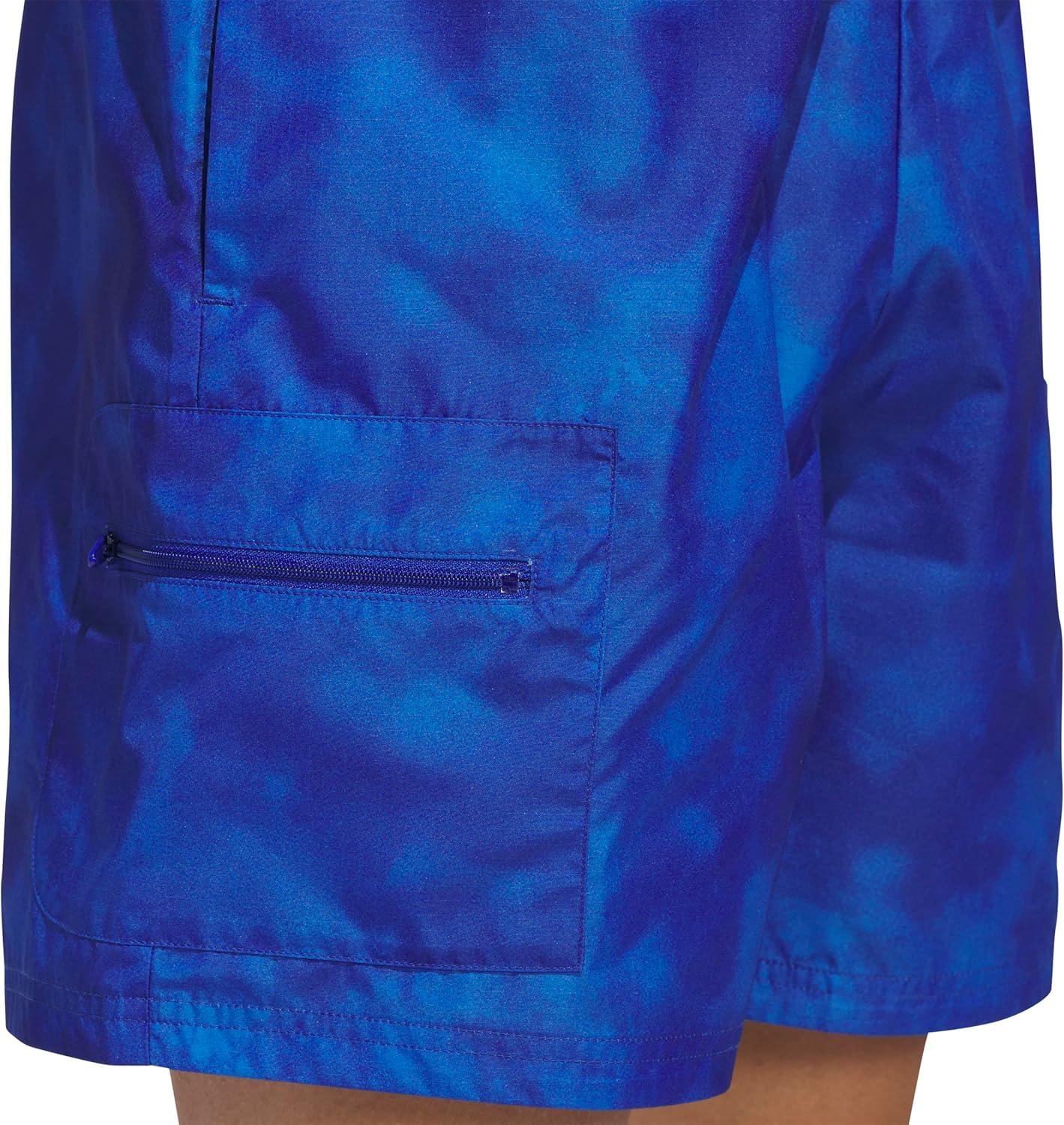 imageadidas Mens All Over Printed Woven ShortsTeam Royal BlueTrue Blue