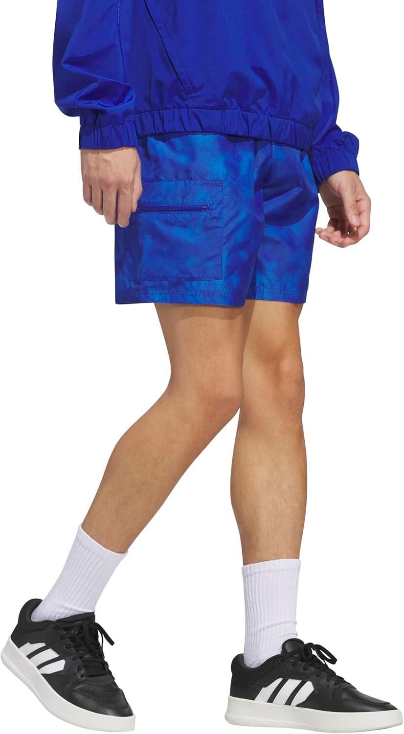 imageadidas Mens All Over Printed Woven ShortsTeam Royal BlueTrue Blue