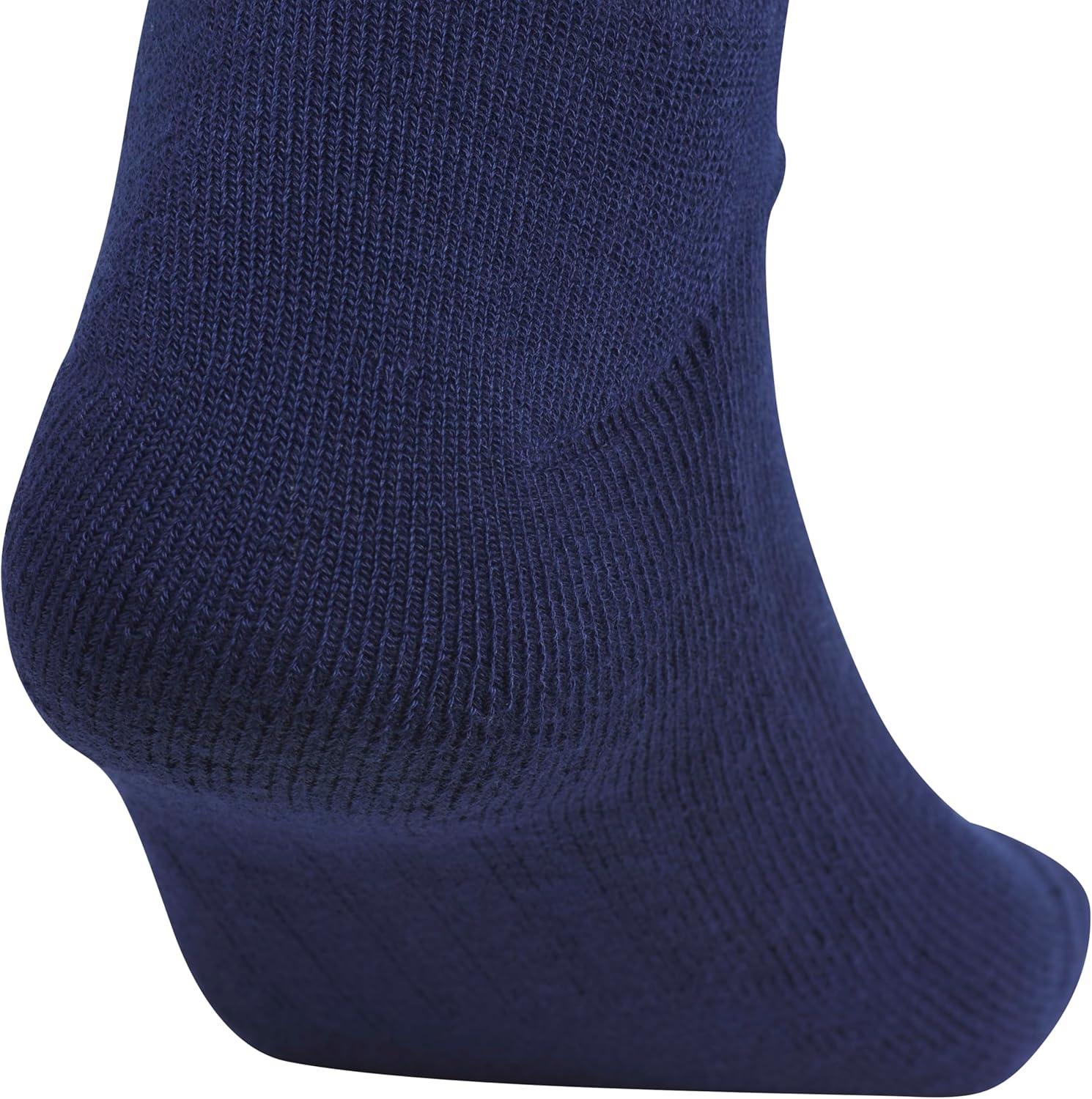 imageadidas Mens Crew Socks 3Pack with Logo or StripedDark BlueCool Light HeatherOlive Strata GreenFoundation