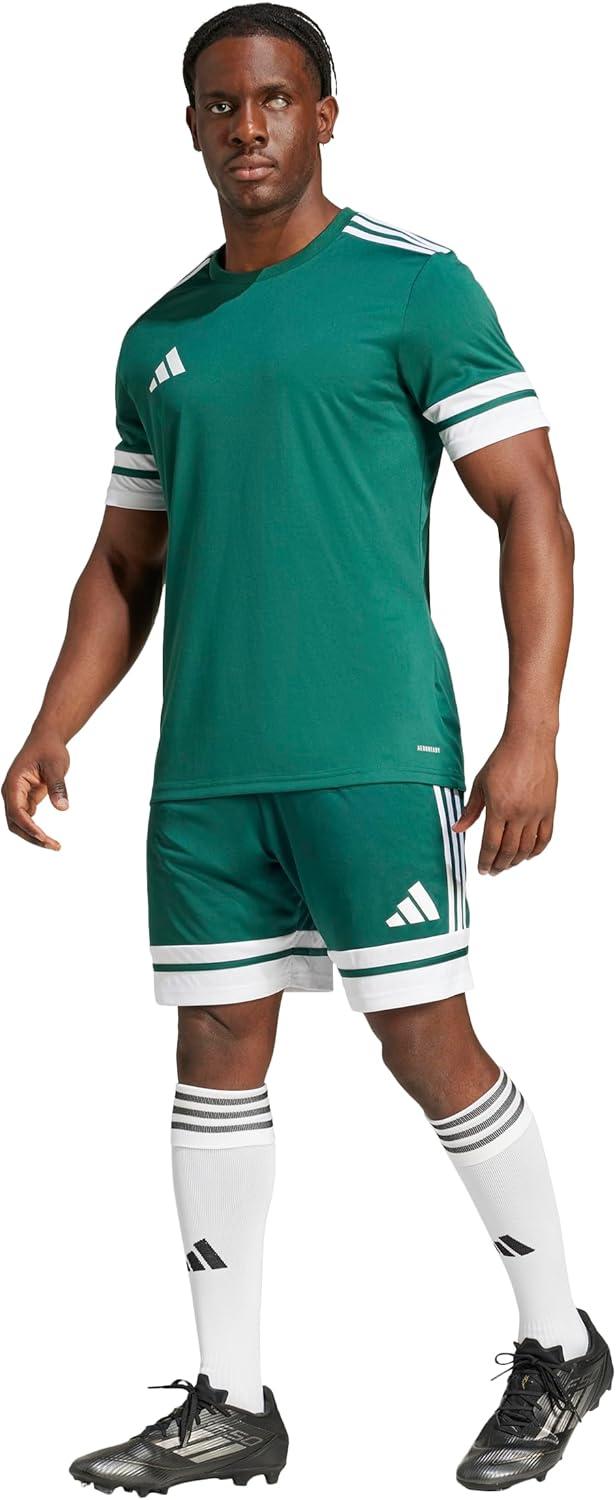 imageadidas Mens Squadra 25 ShortsTeam Dark GreenWhite