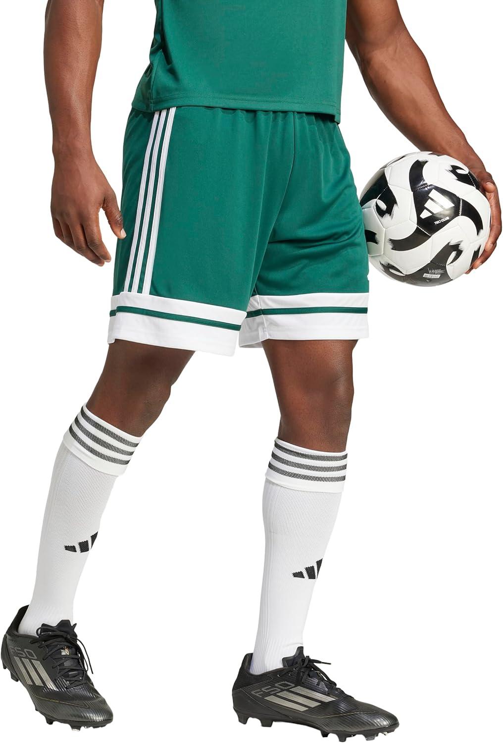 imageadidas Mens Squadra 25 ShortsTeam Dark GreenWhite