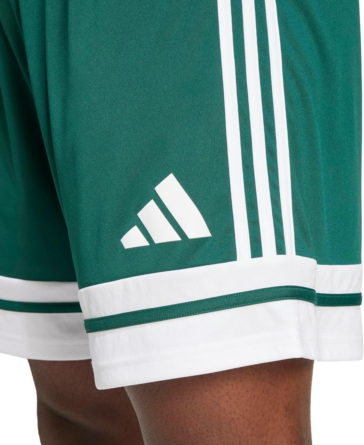 imageadidas Mens Squadra 25 ShortsTeam Dark GreenWhite