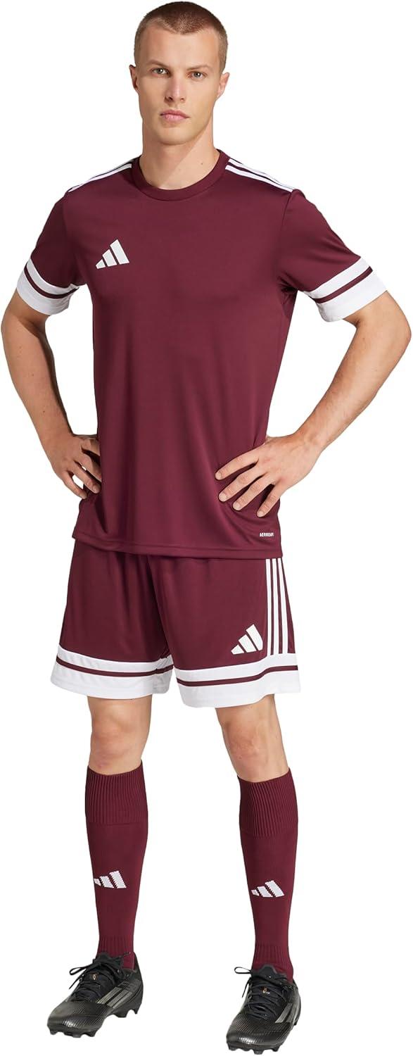imageadidas Mens Squadra 25 ShortsTeam MaroonWhite