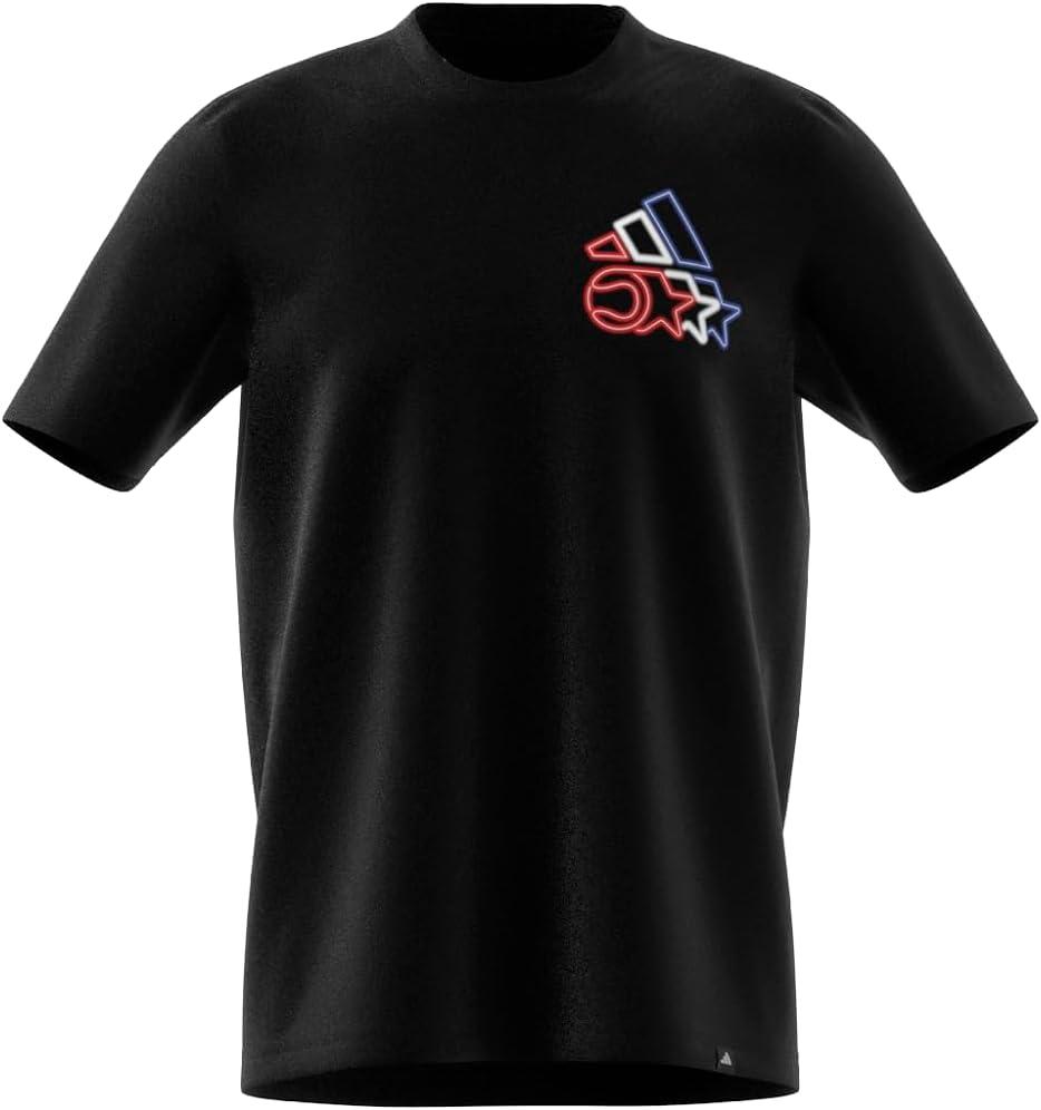 imageadidas Mens Tennis City Lights Graphic TShirtBlack