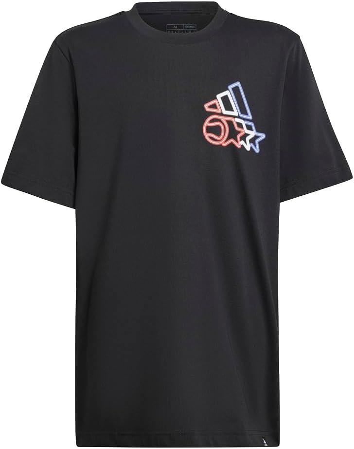 imageadidas Mens Tennis City Lights Graphic TShirtBlack