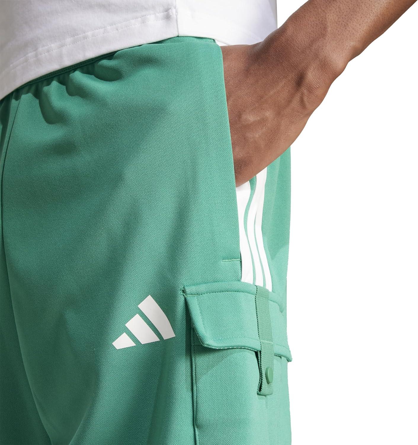 imageadidas Mens Tiro Cargo ShortsSemi Court GreenWhite