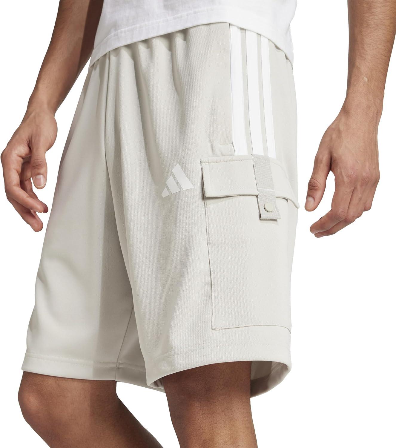 imageadidas Mens Tiro Cargo ShortsWonder AluminaWhite