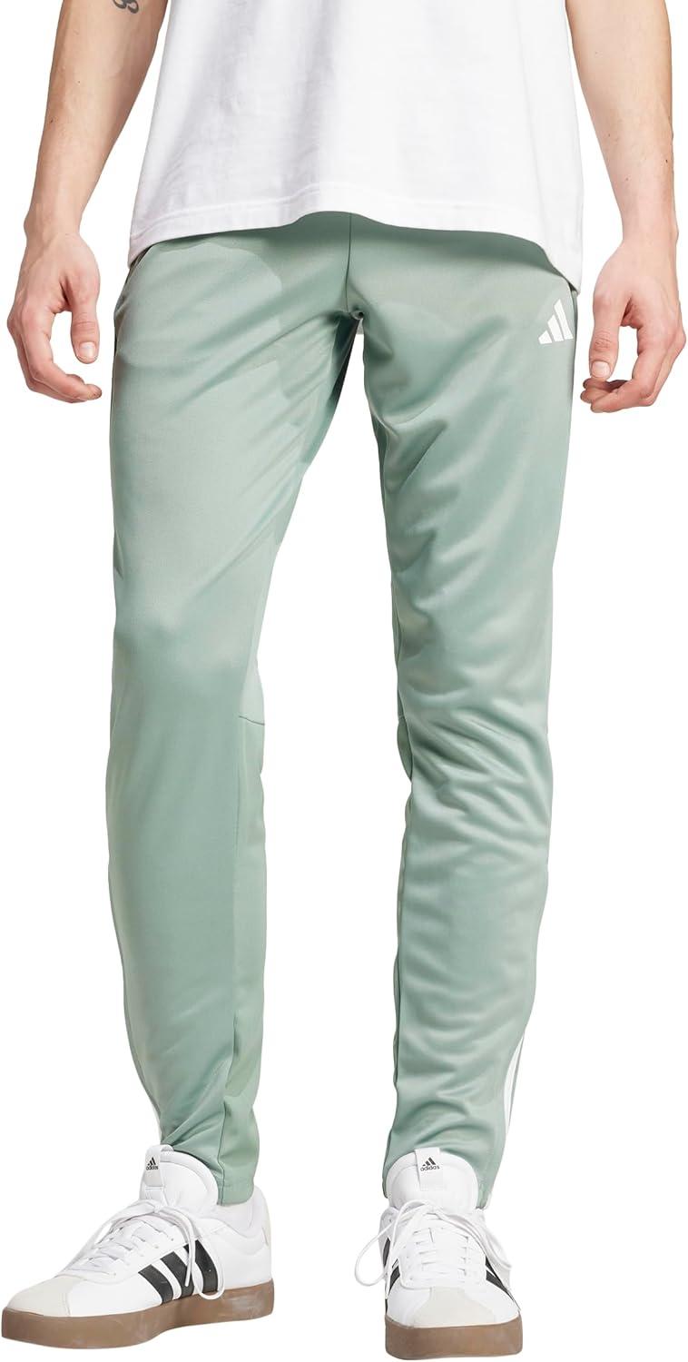 imageadidas Originals Mens Sereno Cut 3Stripes Slim Tapered PantsSilver GreenWhite