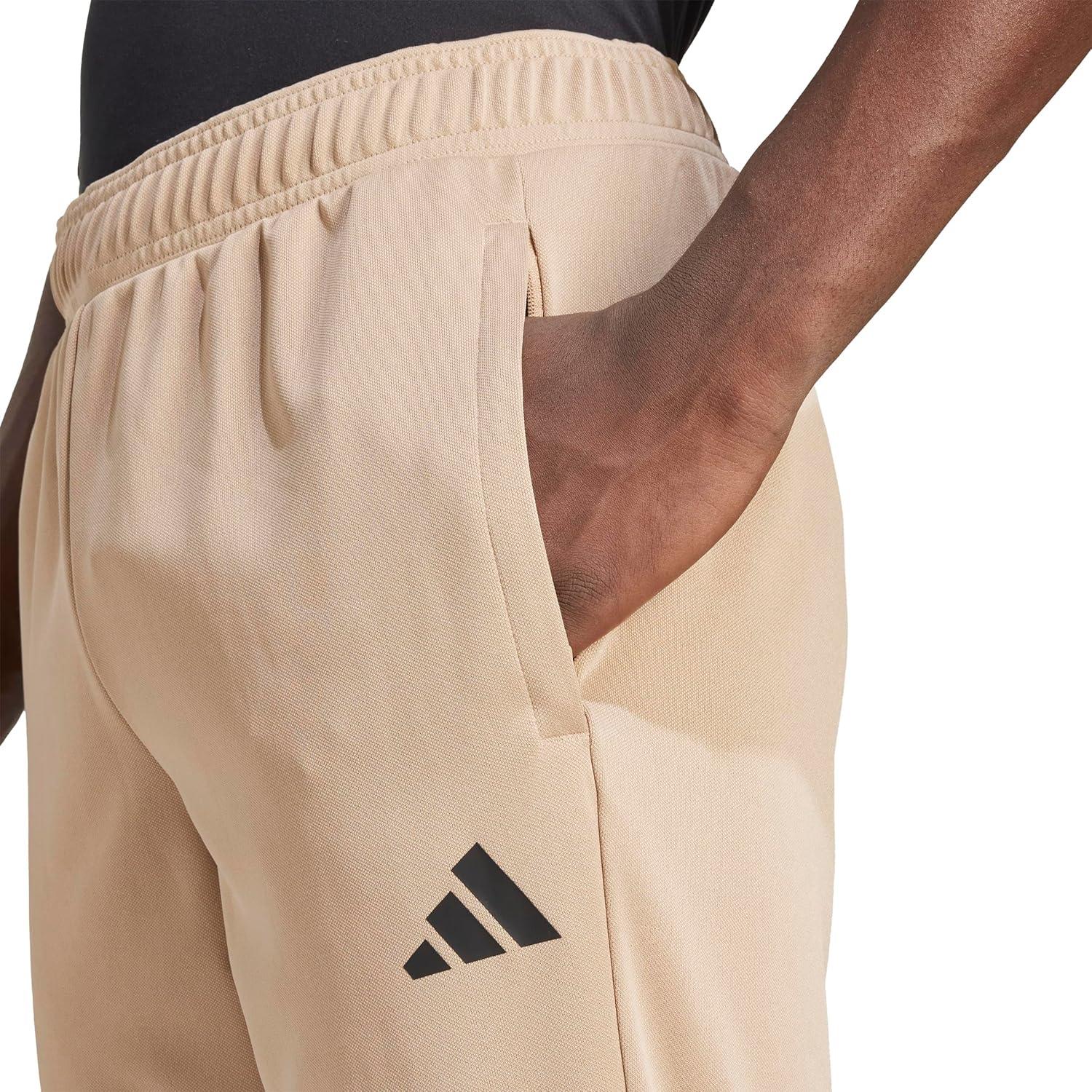 imageadidas Originals Mens Sereno Cut 3Stripes Slim Tapered PantsWarm SandstoneBlack