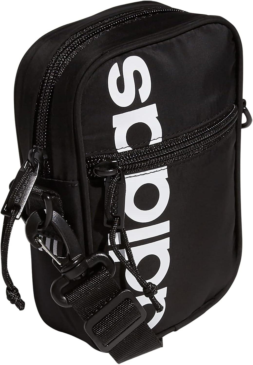 imageadidas Unisex Adult Must Have Festival Crossbody Small BagBlackWhite
