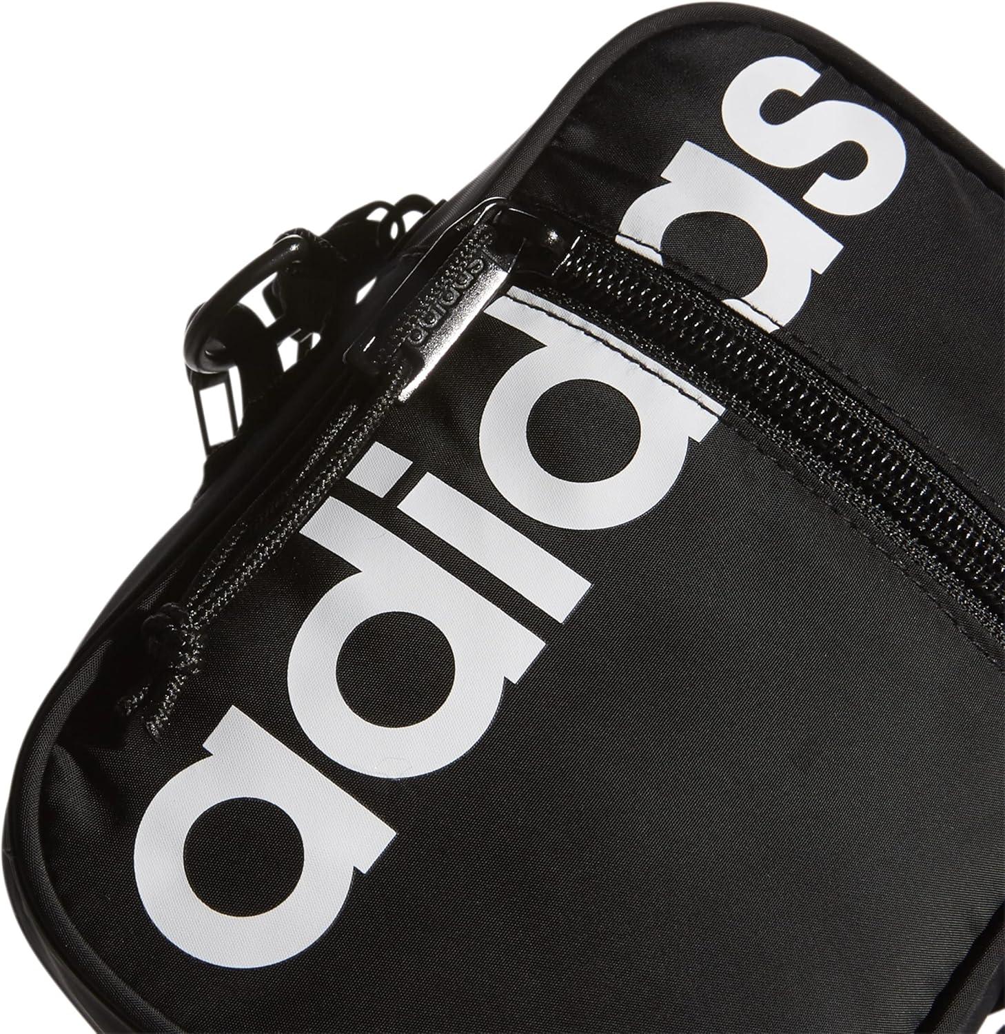imageadidas Unisex Adult Must Have Festival Crossbody Small BagBlackWhite