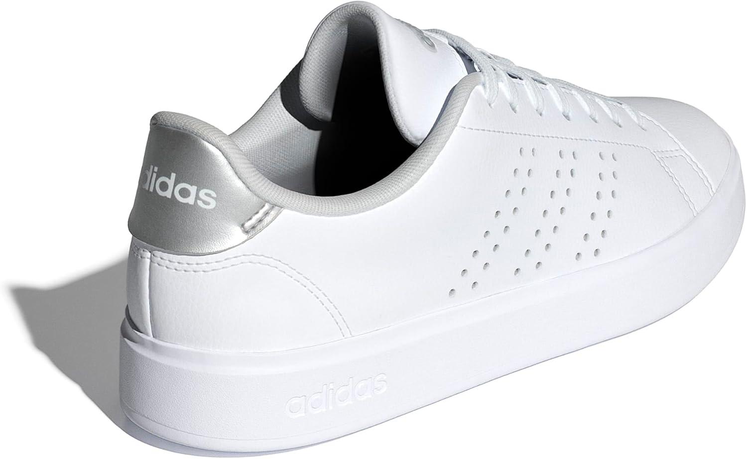imageadidas Womens Advantage 20WhiteGreySilver Metallic
