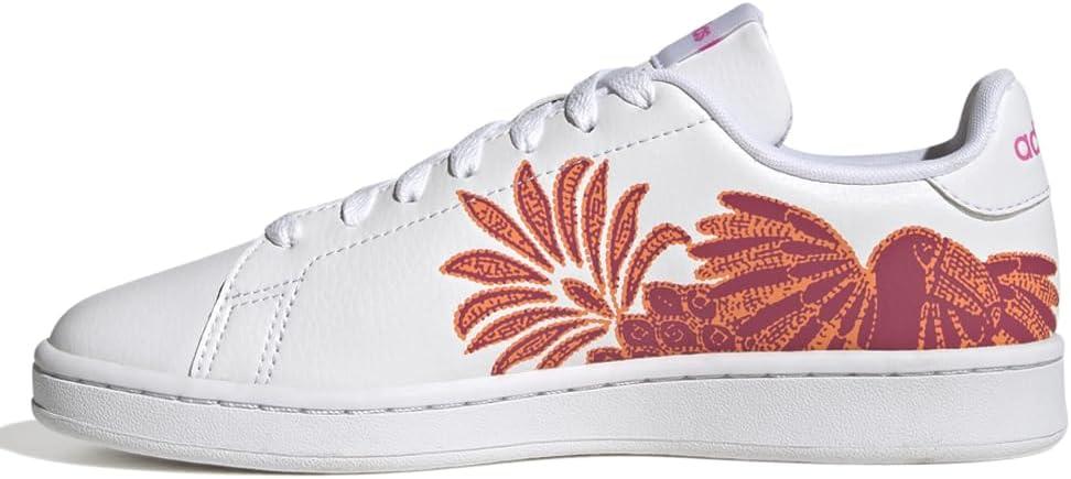 imageadidas Womens Advantage SneakerFtwr WhiteScreaming PinkFtwr White