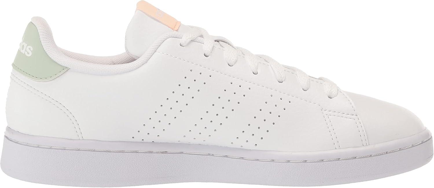 imageadidas Womens Advantage SneakerWhiteWhiteLinen Green