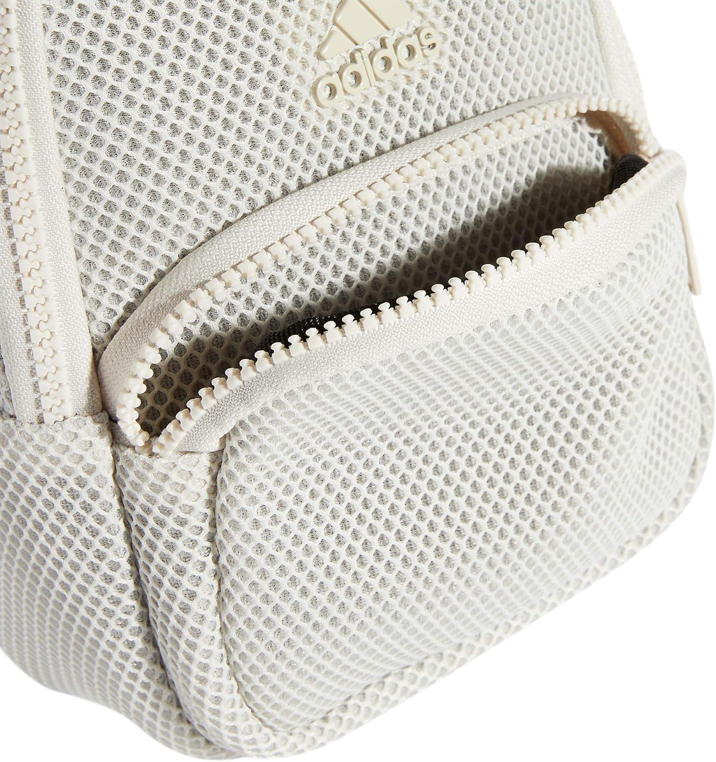 imageadidas Womens Airmesh Convertible Mini BackpackCrossbody Bag Alumina Beige One SizeAlumina Beige