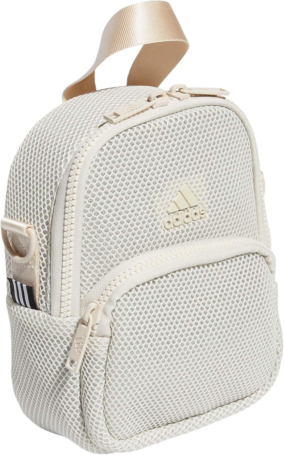 imageadidas Womens Airmesh Convertible Mini BackpackCrossbody Bag Alumina Beige One SizeAlumina Beige