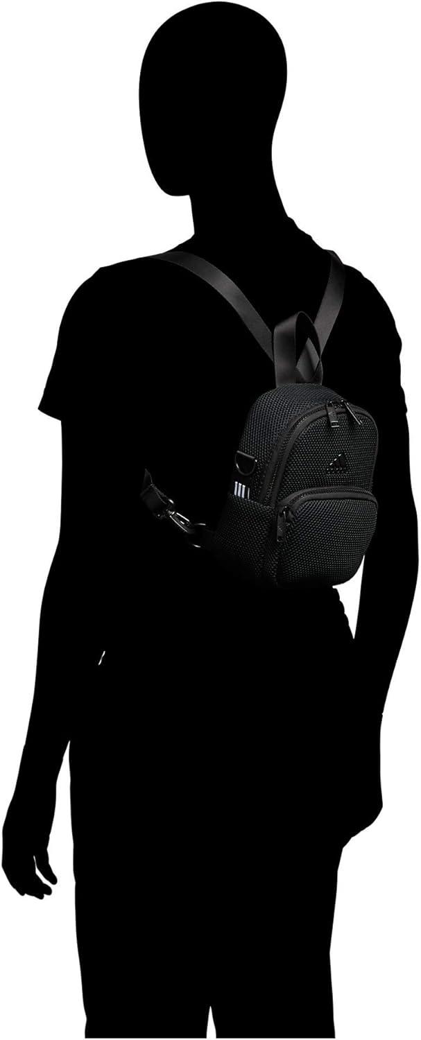 imageadidas Womens Airmesh Convertible Mini BackpackCrossbody Bag Alumina Beige One SizeAlumina Beige