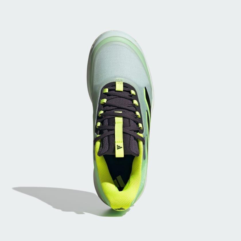 imageadidas Womens Avacourt 20Green SparkBlackLucid Lemon