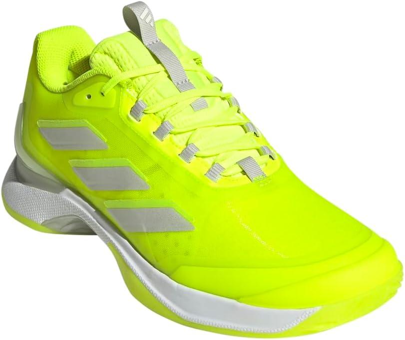imageadidas Womens Avacourt 20Lucid LemonZero MetallicWhite