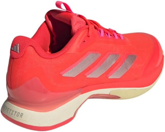 imageadidas Womens Avacourt 20Lucid RedSilver MetallicWarm Vanilla