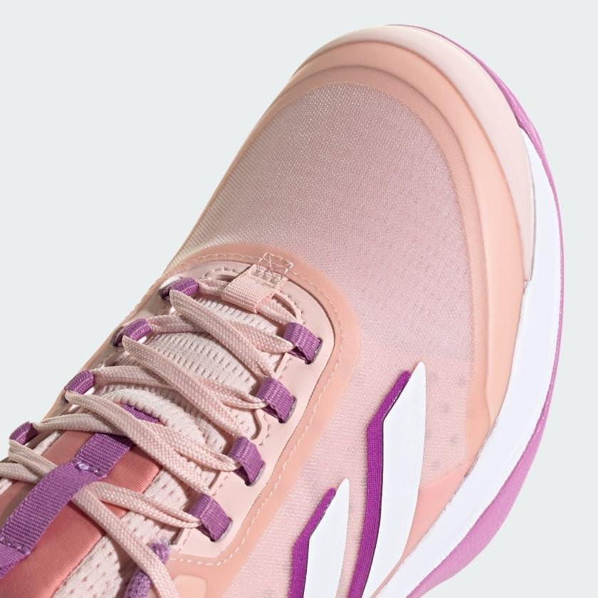 imageadidas Womens Avacourt 20Sandy PinkCloud WhitePurple Burst