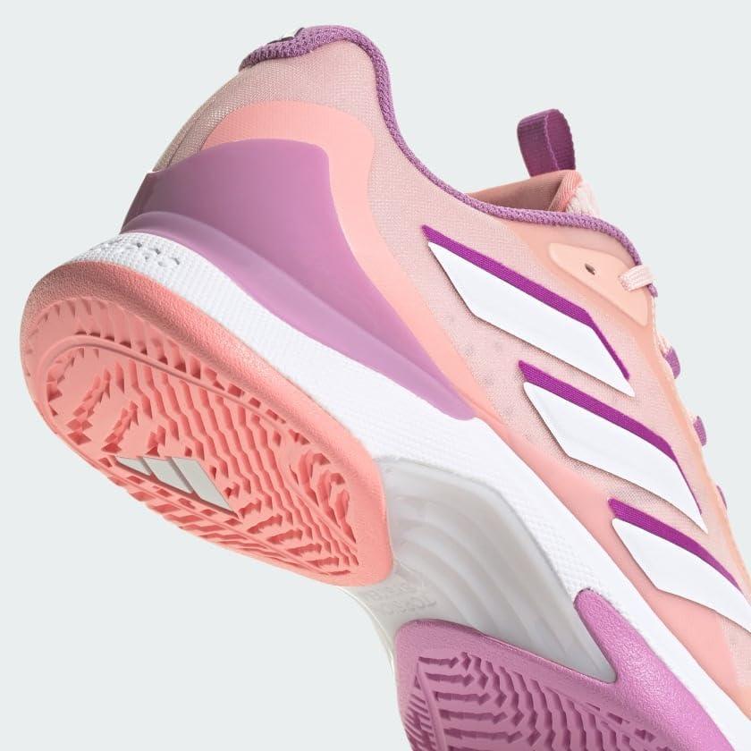 imageadidas Womens Avacourt 20Sandy PinkCloud WhitePurple Burst