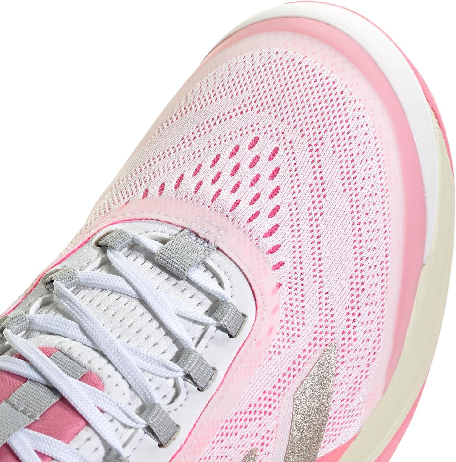 imageadidas Womens Avacourt 20WhiteChampagne MetallicLucid Pink