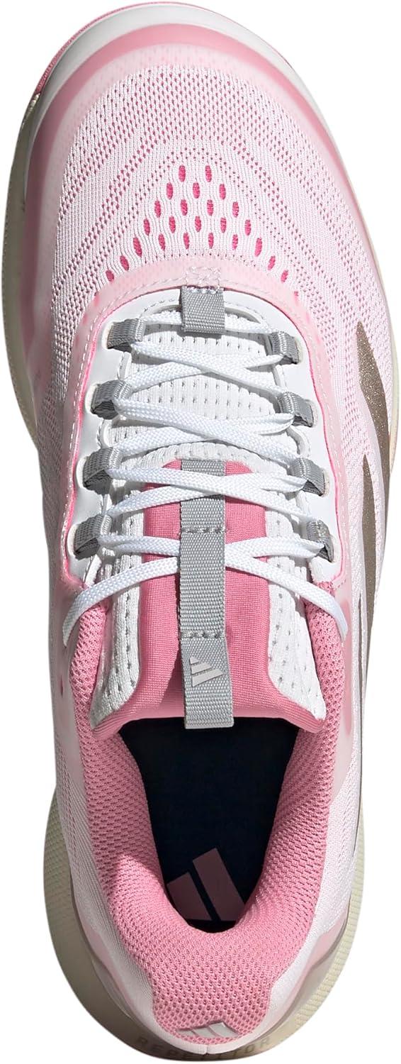 imageadidas Womens Avacourt 20WhiteChampagne MetallicLucid Pink