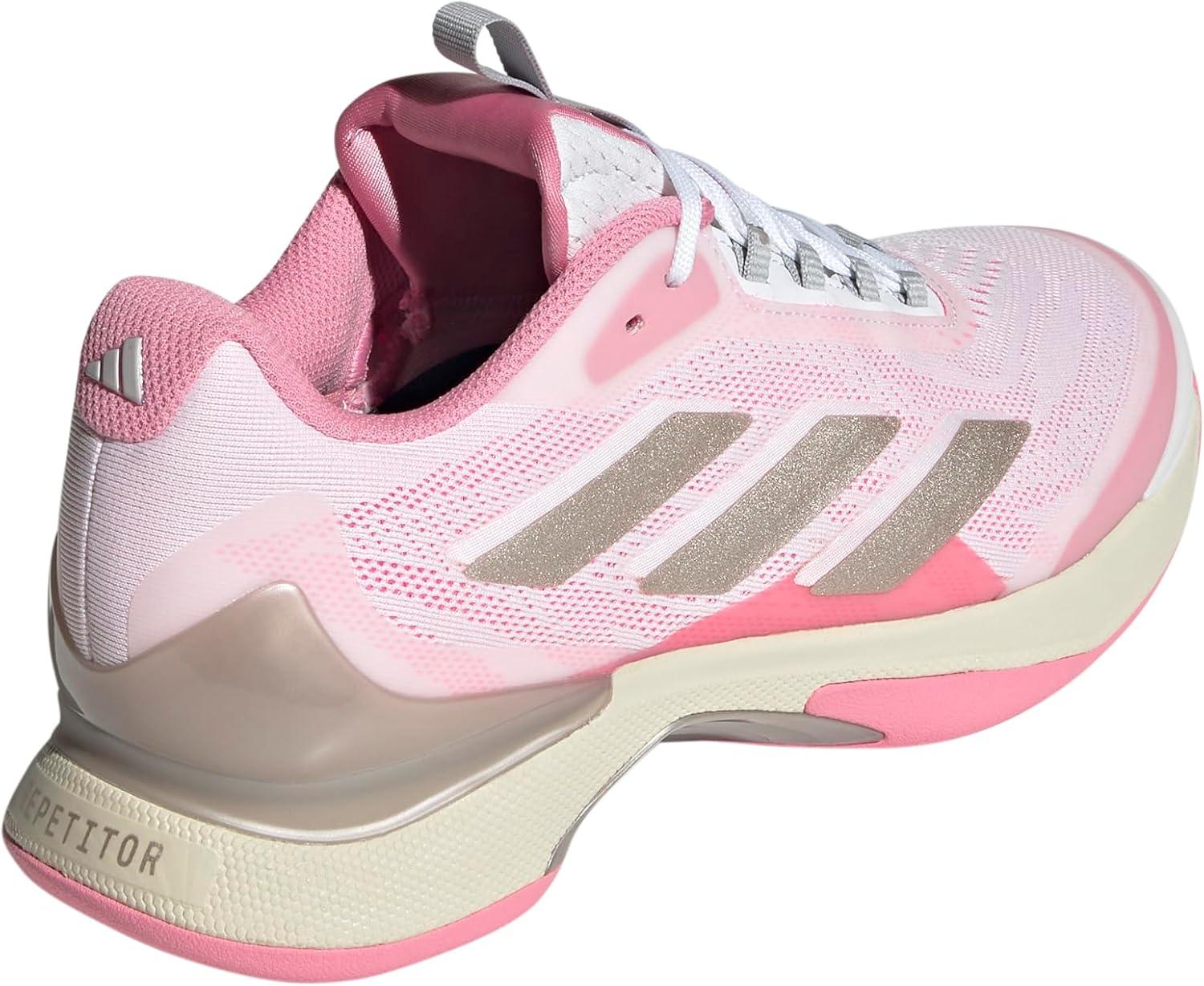 imageadidas Womens Avacourt 20WhiteChampagne MetallicLucid Pink