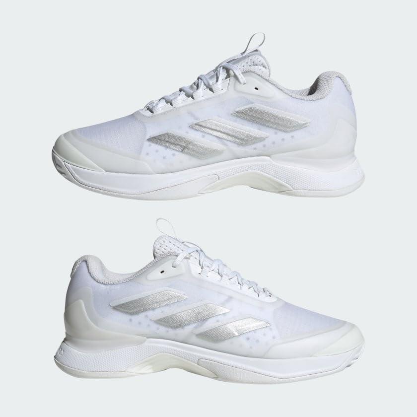 imageadidas Womens Avacourt 20WhiteSilver MetallicGrey
