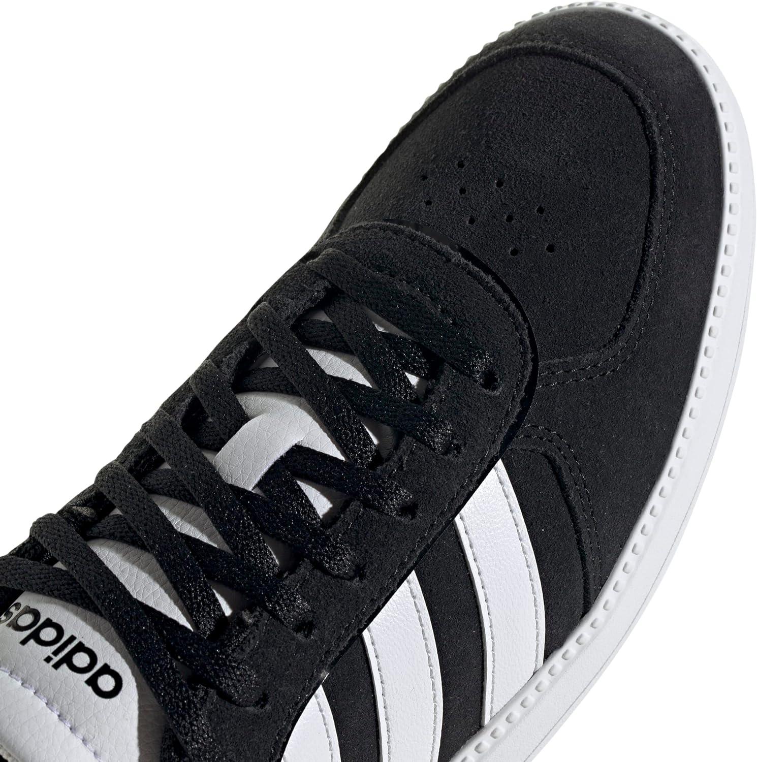 imageadidas Womens Breaknet Sleek SneakersBlackWhiteBlack