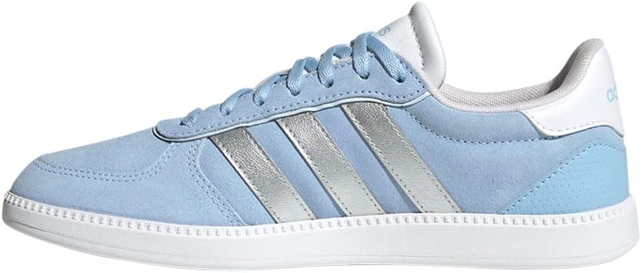 imageadidas Womens Breaknet Sleek SneakersBlueSilver MetallicHalo Blue