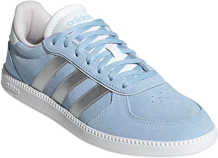 imageadidas Womens Breaknet Sleek SneakersBlueSilver MetallicHalo Blue