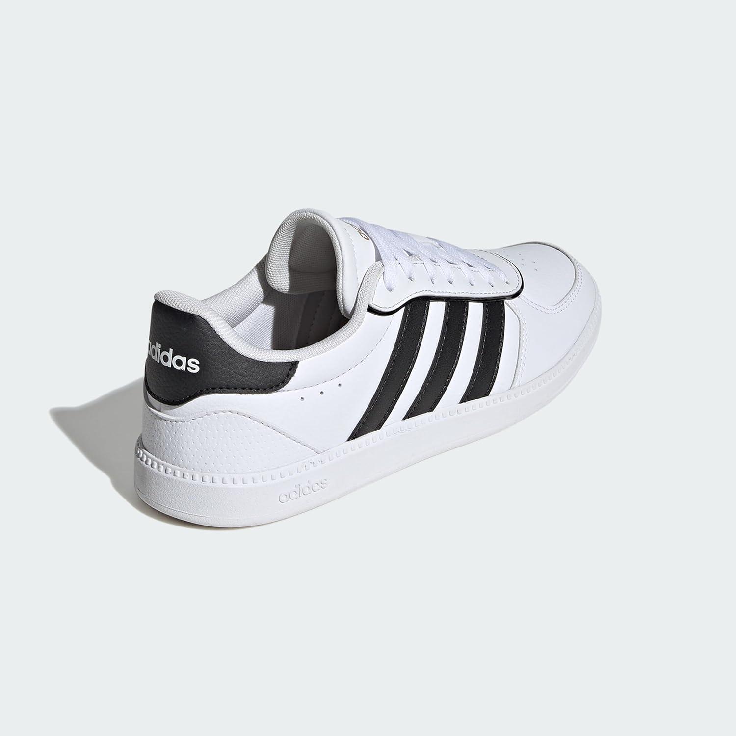 imageadidas Womens Breaknet Sleek SneakersCloud White Core Black Gold Metallic