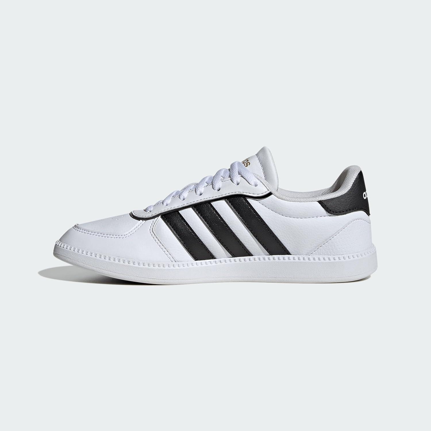 imageadidas Womens Breaknet Sleek SneakersCloud White Core Black Gold Metallic