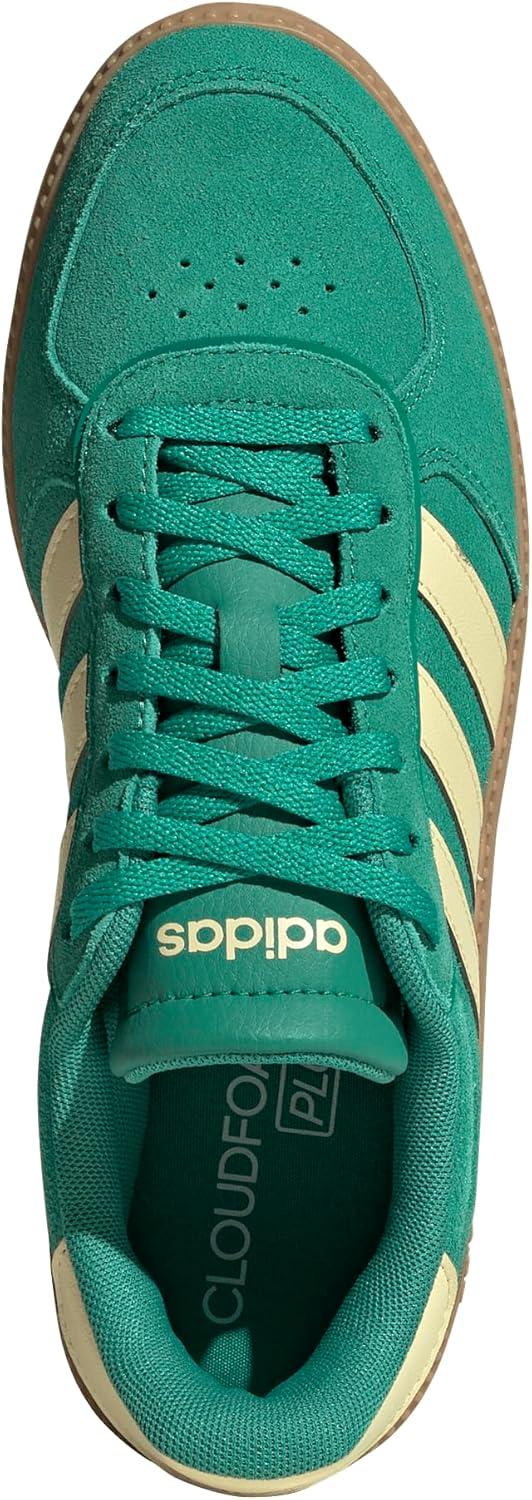 imageadidas Womens Breaknet Sleek SneakersCourt GreenAlmost YellowGum