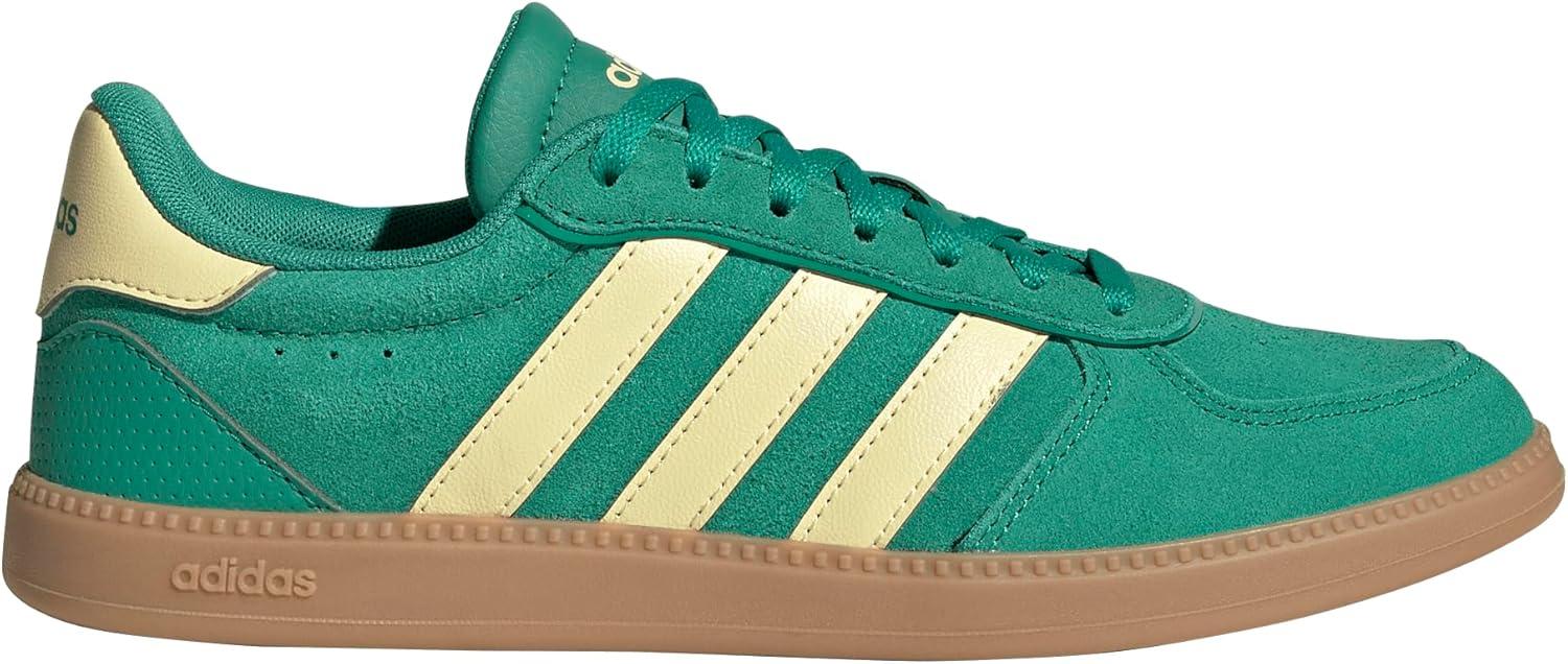 imageadidas Womens Breaknet Sleek SneakersCourt GreenAlmost YellowGum