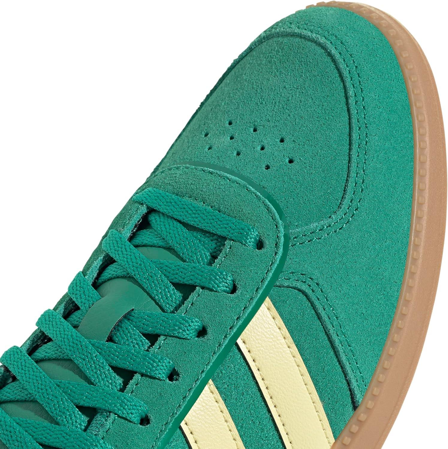 imageadidas Womens Breaknet Sleek SneakersCourt GreenAlmost YellowGum