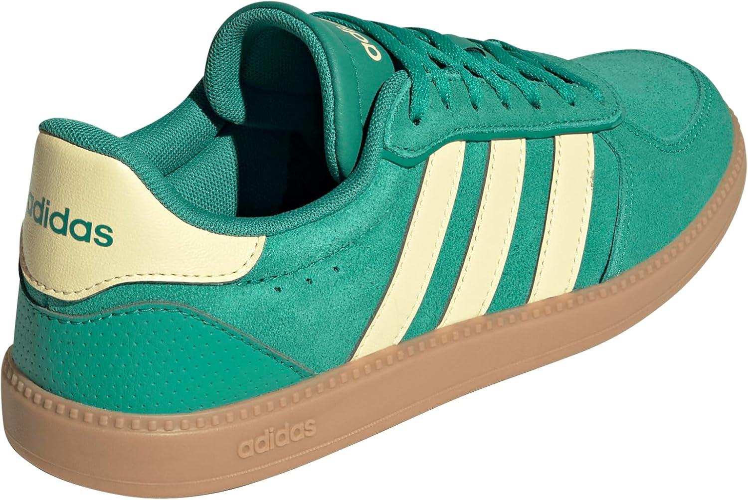 imageadidas Womens Breaknet Sleek SneakersCourt GreenAlmost YellowGum