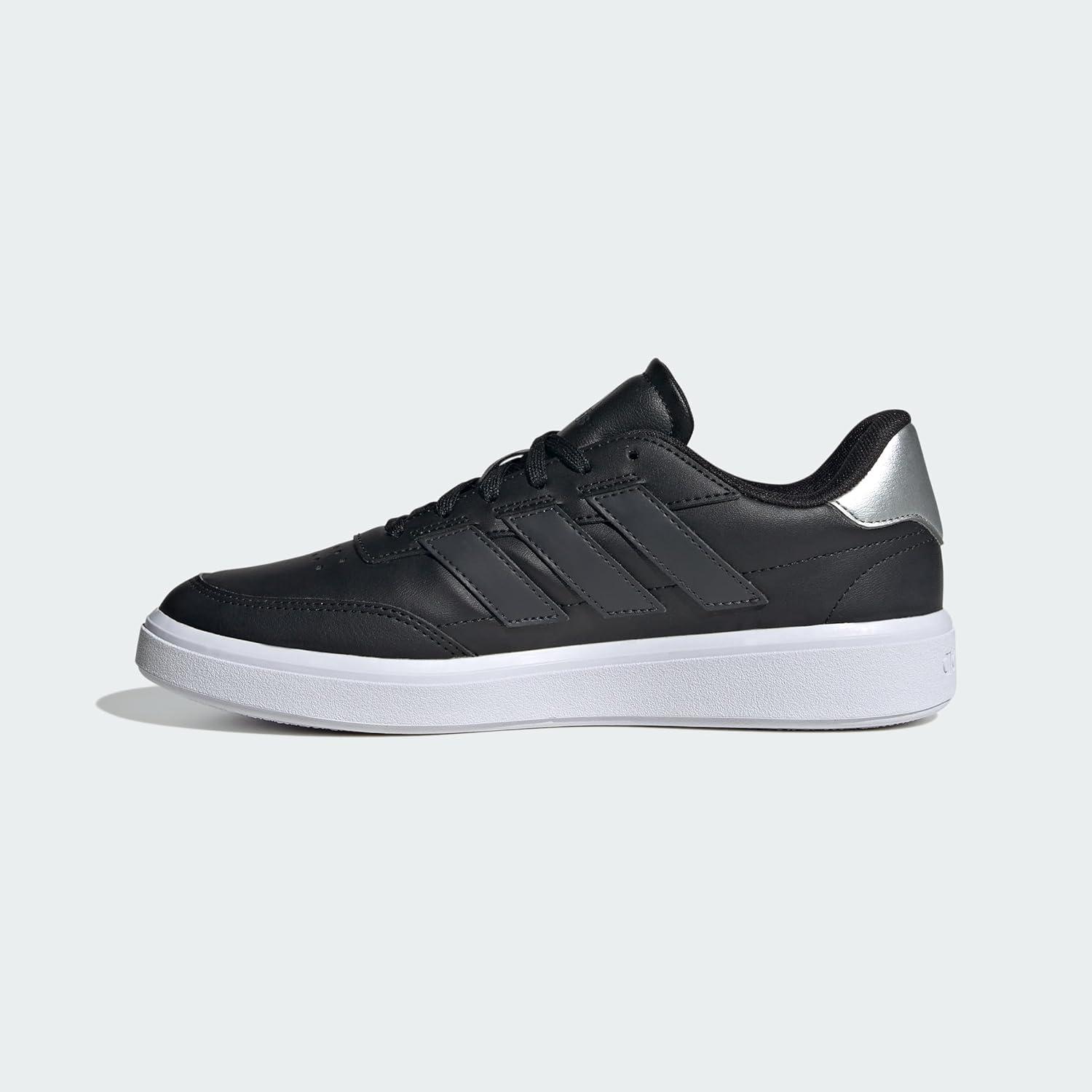 imageadidas Womens Courtblock SneakersSneakerBlackCarbonSilver Metallic